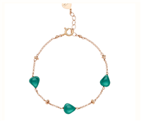 Bracciale Rosso Prezioso Donna Semino d'Amore in Argento BC00559SE TOURMALINE VERDE